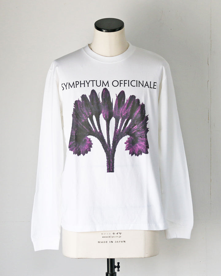 Karl Blossfeldt カールブロスフェルト Symphytum Officinale L/S Garment Dye T Shirt