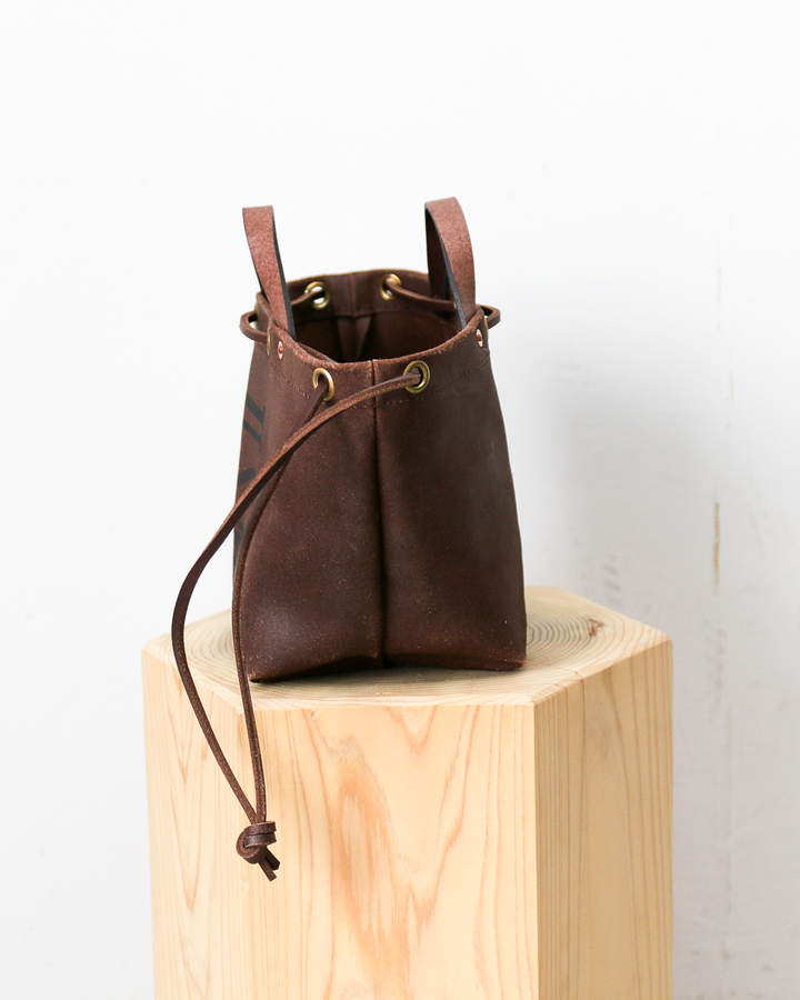VASCO LEATHER MAIL PURSE BAG SUEDE VS-212LR BROWN