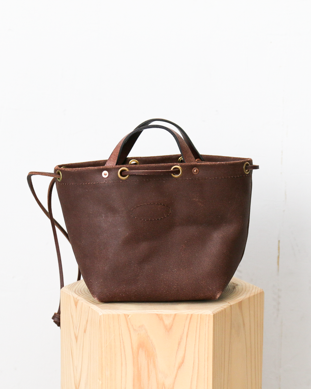 VASCO LEATHER MAIL PURSE BAG SUEDE VS-212LR BROWN