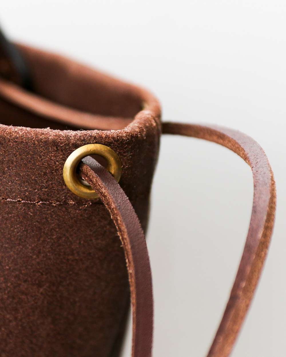 VASCO LEATHER MAIL PURSE BAG SUEDE VS-212LR BROWN