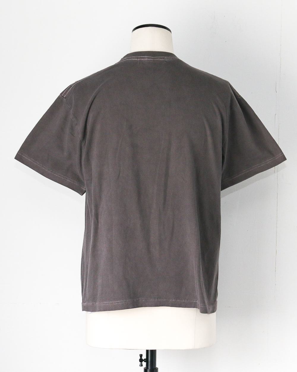 melple Pasadena Pocket Tee (Thank you always California) Brown