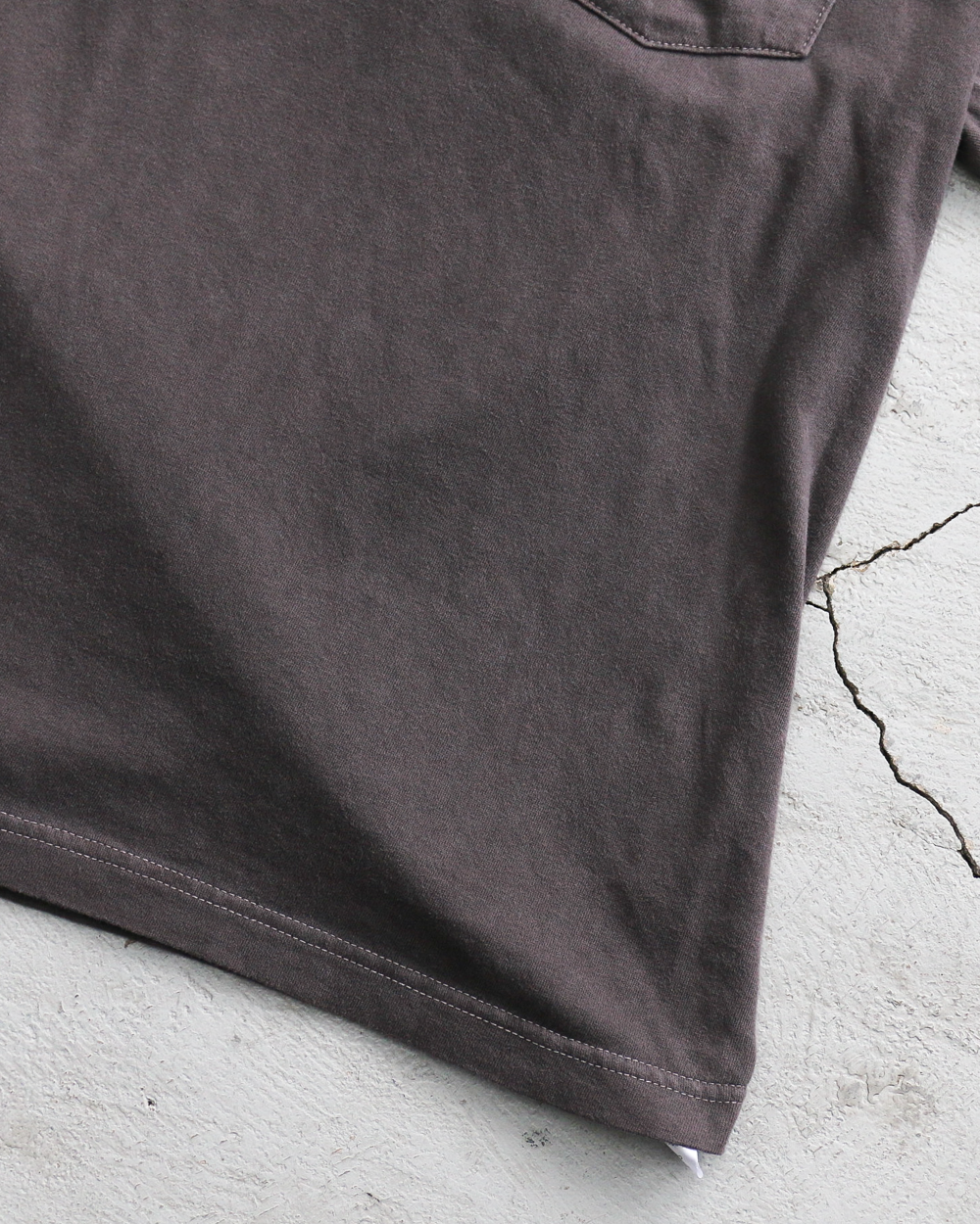 melple Pasadena Pocket Tee (Thank you always California) Brown