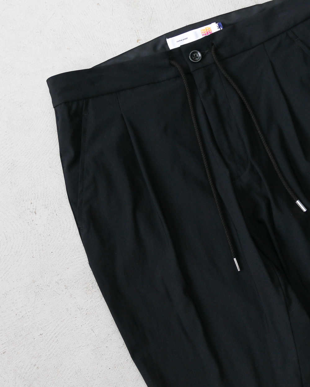 melple Tomcat Relax Pants Black