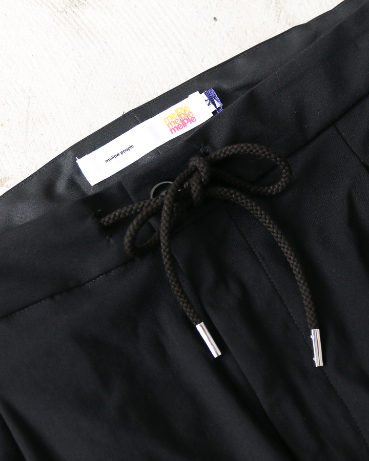 melple Tomcat Relax Pants Black