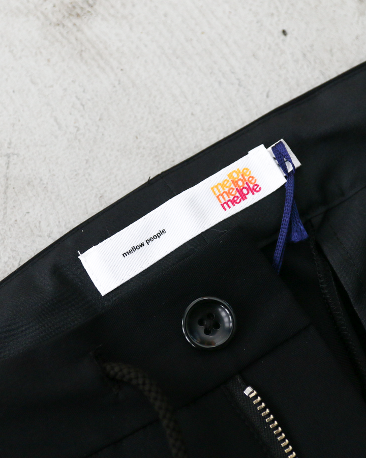 melple Tomcat Relax Pants Black