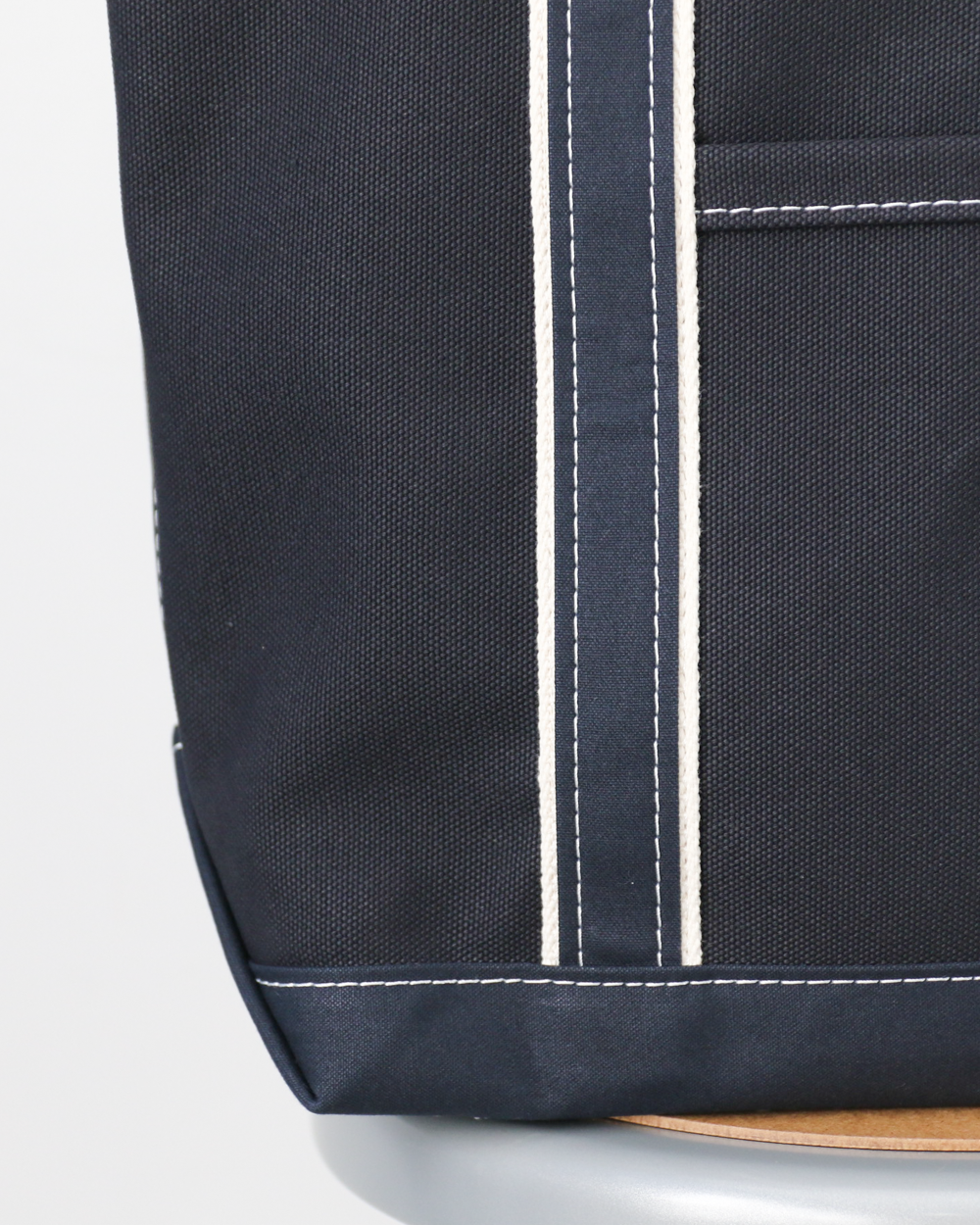 WORKERS ワーカーズ Deluxe Pocket Tote Bag Dark Navy × Navy Long Handle