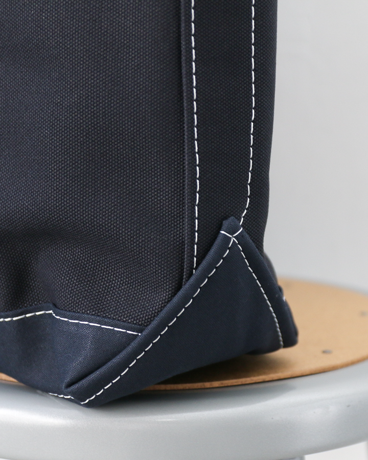 WORKERS ワーカーズ Deluxe Pocket Tote Bag Dark Navy × Navy Long Handle