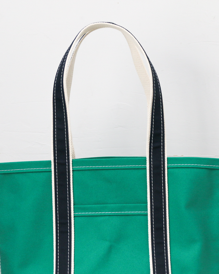 WORKERS ワーカーズ Deluxe Pocket Tote Bag Green × Navy Long Handle