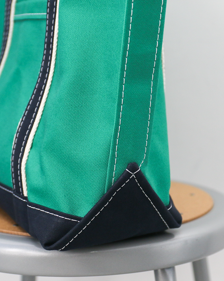 WORKERS ワーカーズ Deluxe Pocket Tote Bag Green × Navy Long Handle