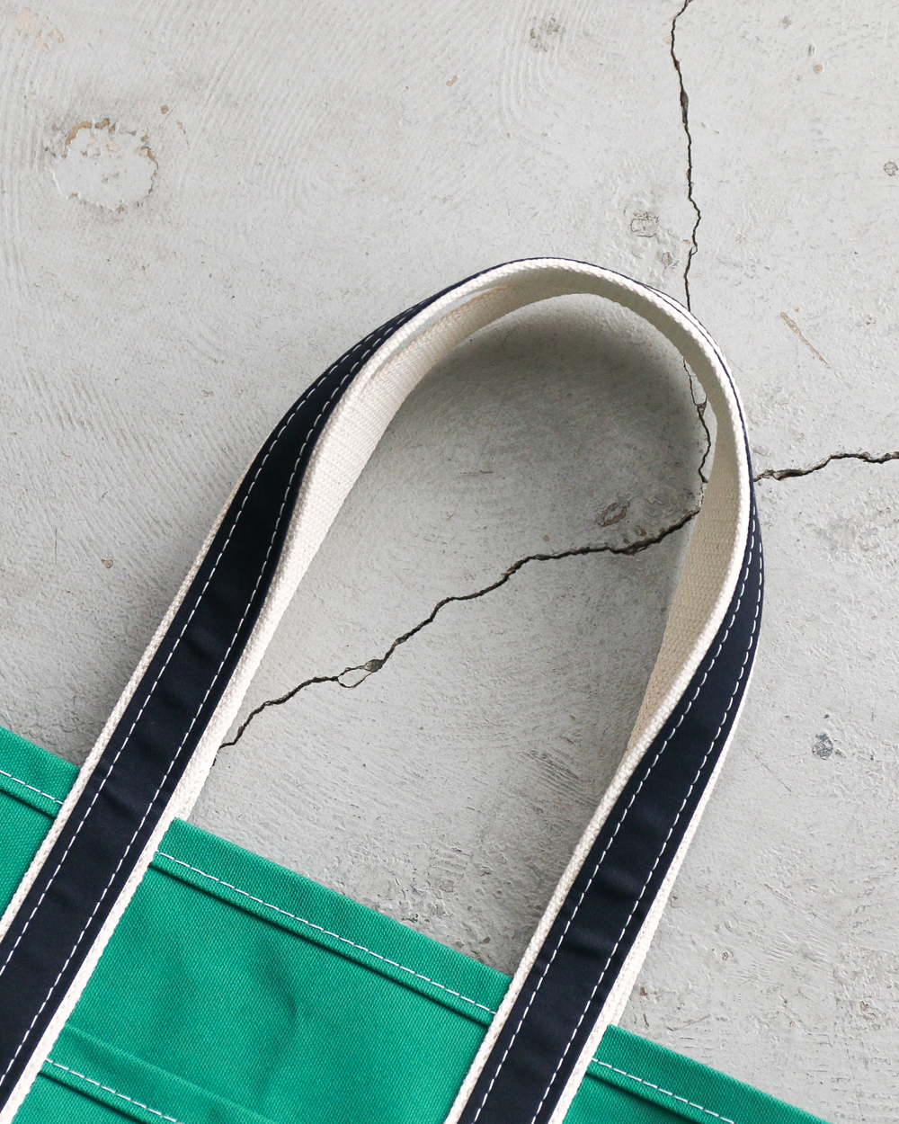 WORKERS ワーカーズ Deluxe Pocket Tote Bag Green × Navy Long Handle