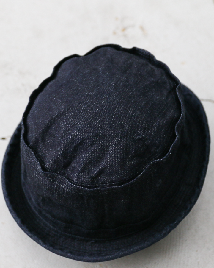 SUGAR CANE SC02466 10oz. DENIM PORKPIE HAT