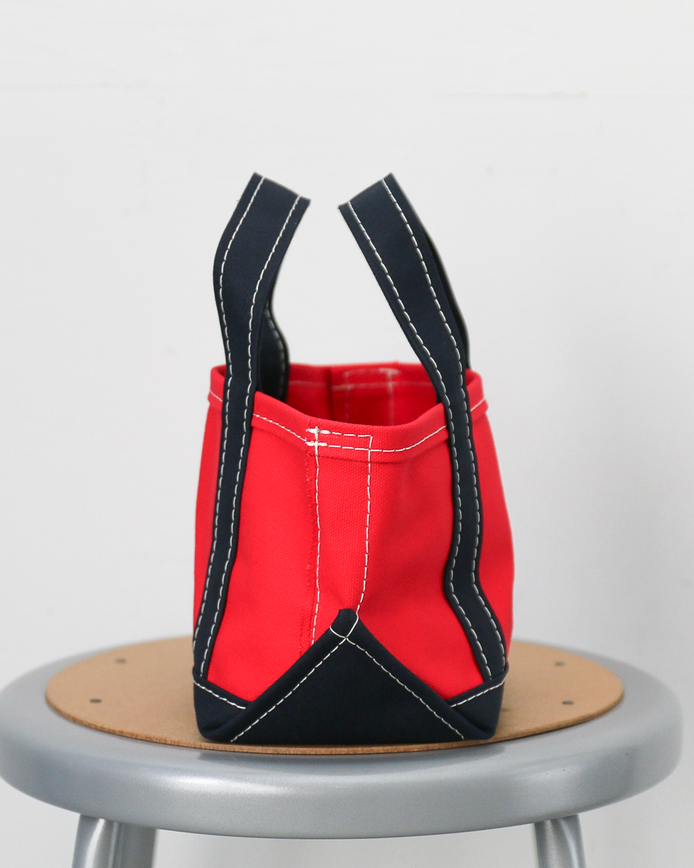 WORKERS ワーカーズ Deluxe Tote, Mini, Red x Navy