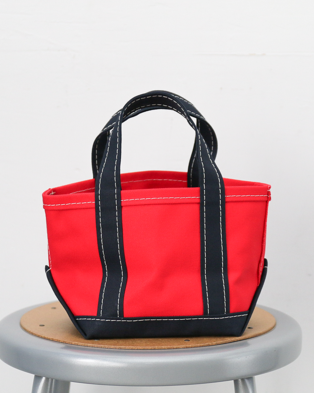 WORKERS ワーカーズ Deluxe Tote, Mini, Red x Navy