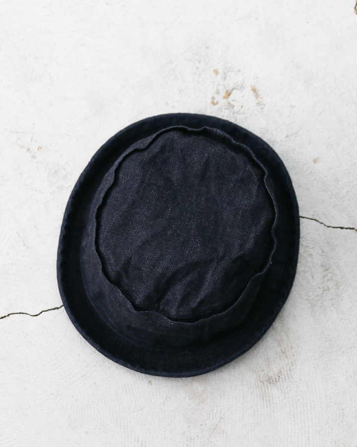 SUGAR CANE SC02466 10oz. DENIM PORKPIE HAT