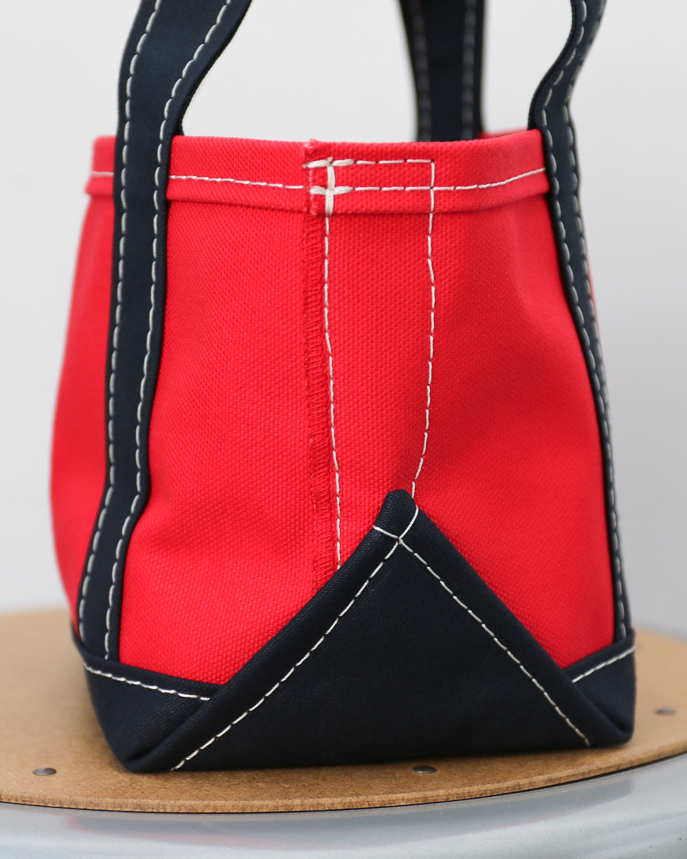 WORKERS ワーカーズ Deluxe Tote, Mini, Red x Navy