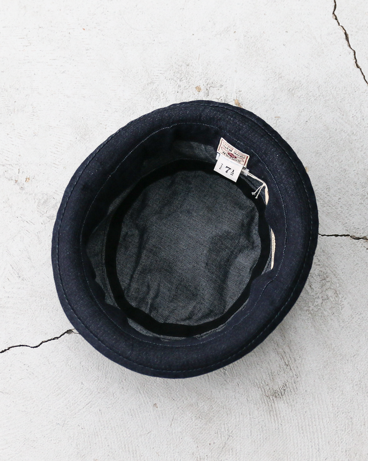 SUGAR CANE SC02466 10oz. DENIM PORKPIE HAT