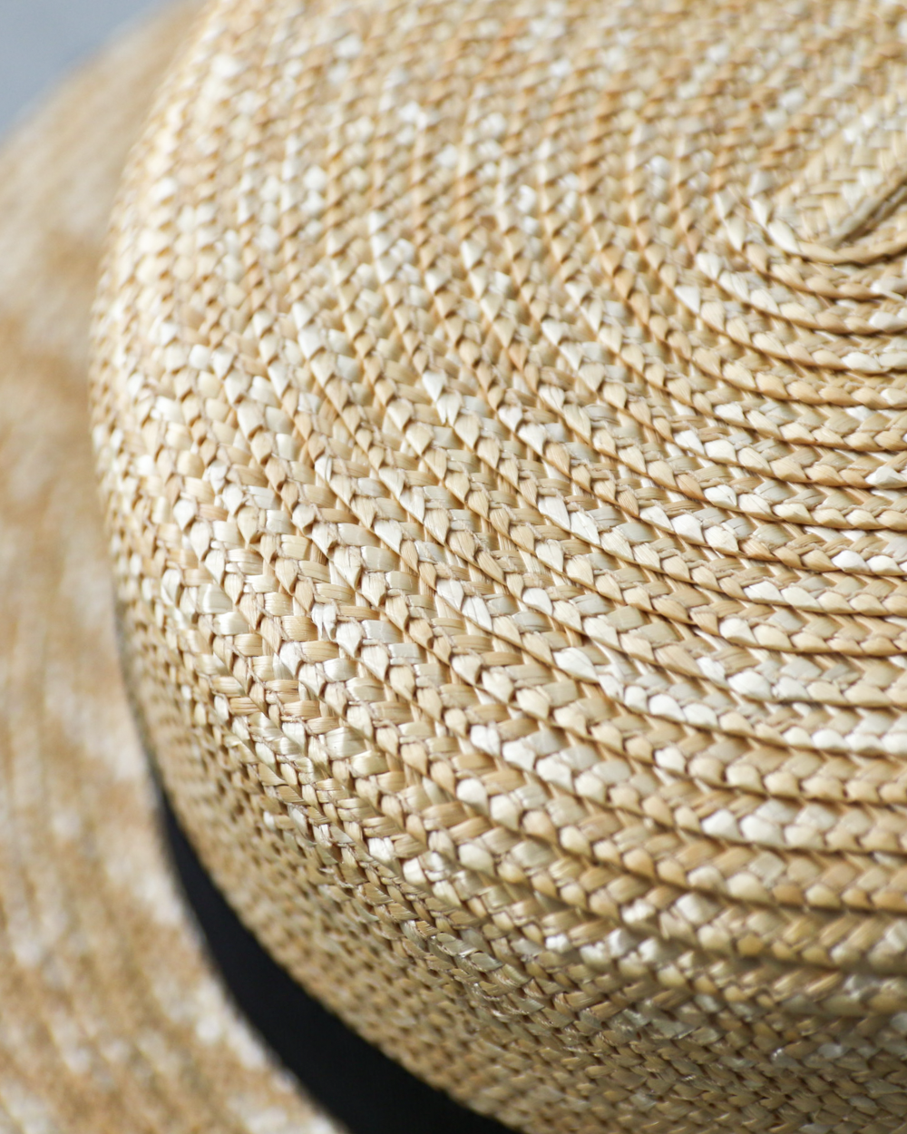 HIGHER HB26017 STRAW MOTTLED BLADE BOATER　
