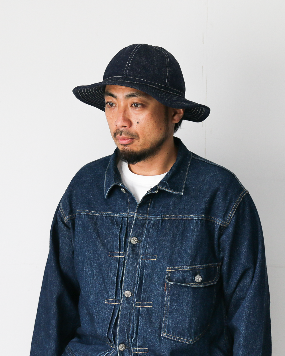 WAREHOUSE Lot 5250 DENIM ARMY HAT 6PANEL