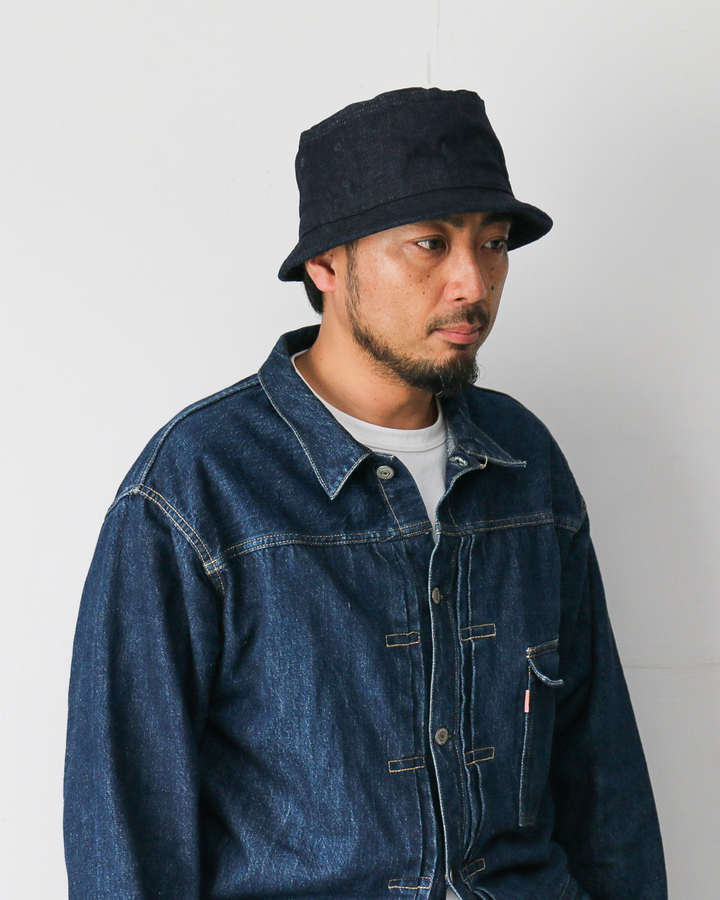SUGAR CANE SC02466 10oz. DENIM PORKPIE HAT