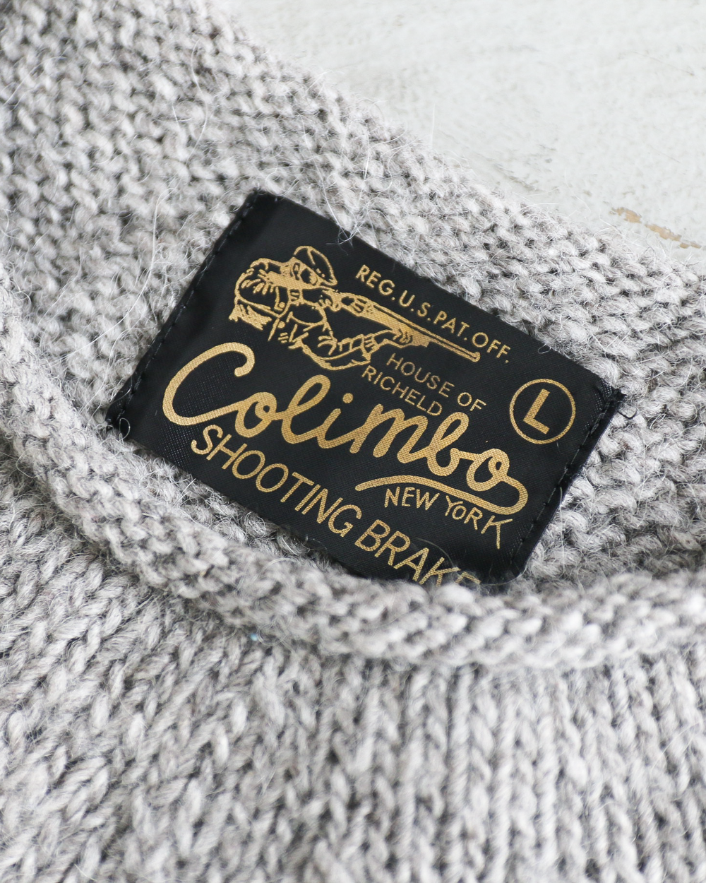 COLIMBO コリンボ ZA-0800 ALPAMAYO ROLL NECK SWEATER Gray