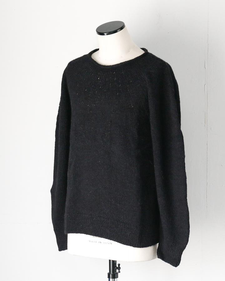 COLIMBO コリンボ ZA-0800 ALPAMAYO ROLL NECK SWEATER Black