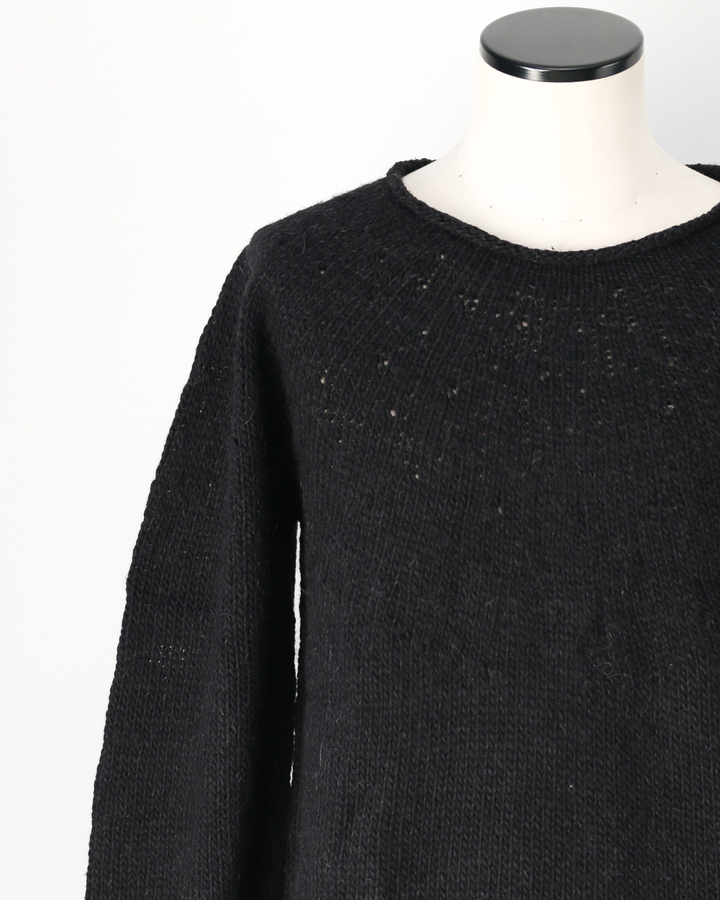 COLIMBO コリンボ ZA-0800 ALPAMAYO ROLL NECK SWEATER Black
