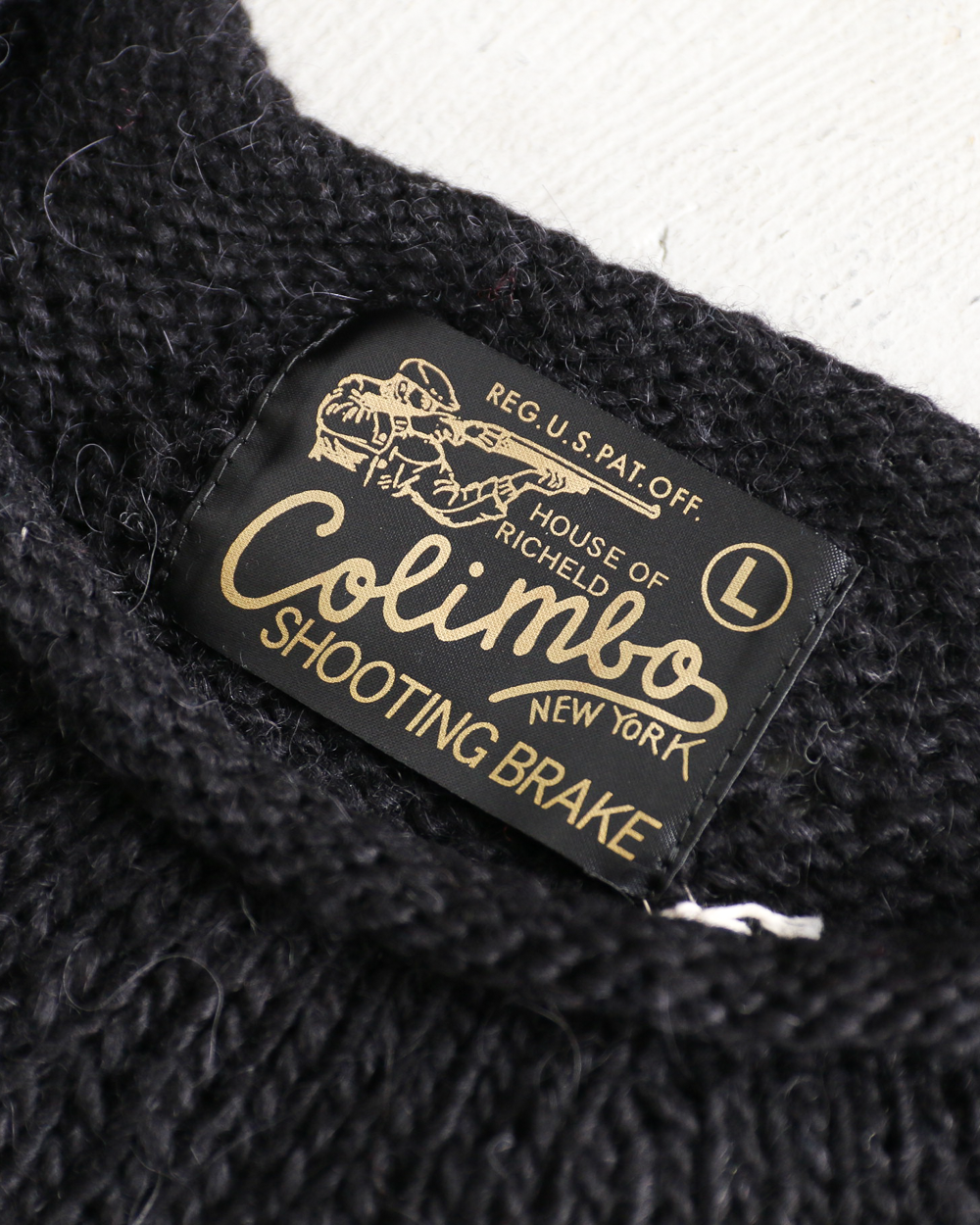 COLIMBO コリンボ ZA-0800 ALPAMAYO ROLL NECK SWEATER Black