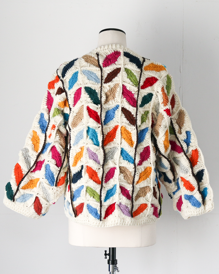 MacMahon Knitting Mills マクマホンニッティングミルズ Button Cardigan-Leaf