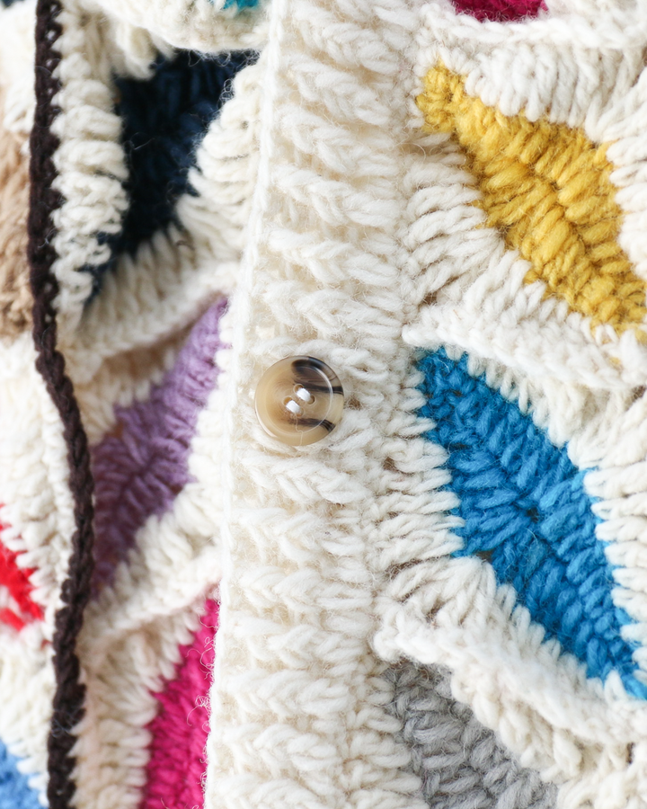 MacMahon Knitting Mills マクマホンニッティングミルズ Button Cardigan-Leaf