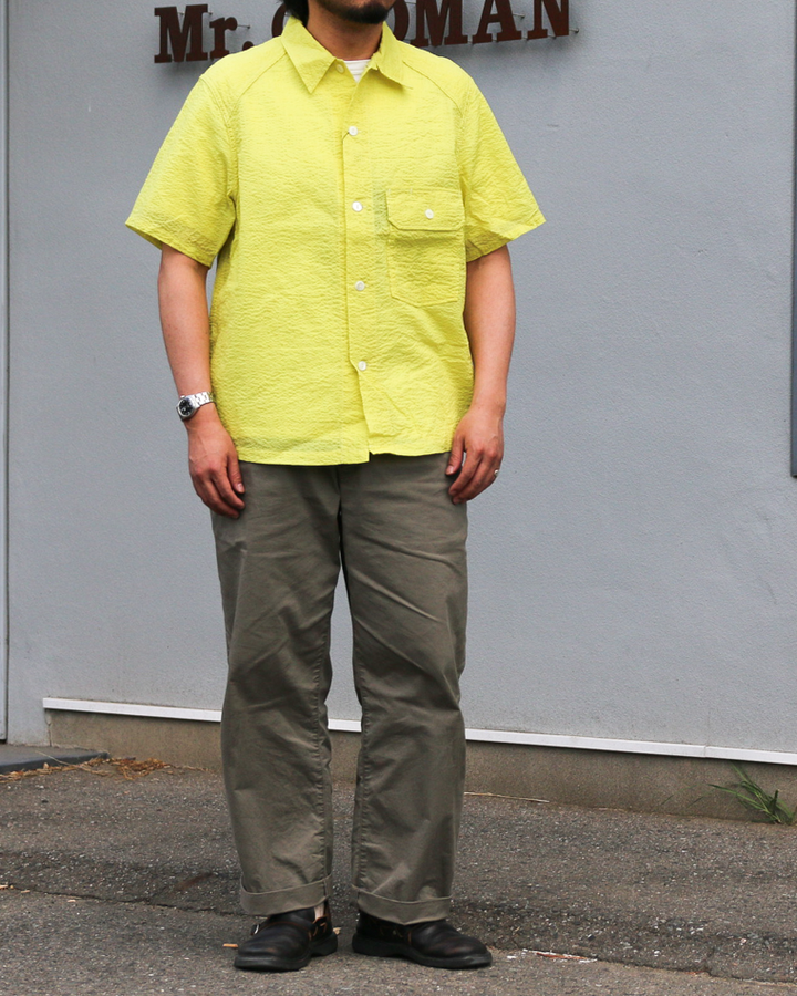CORONA CS011S-26-02: Cotton Lawn Ripple / Yellow