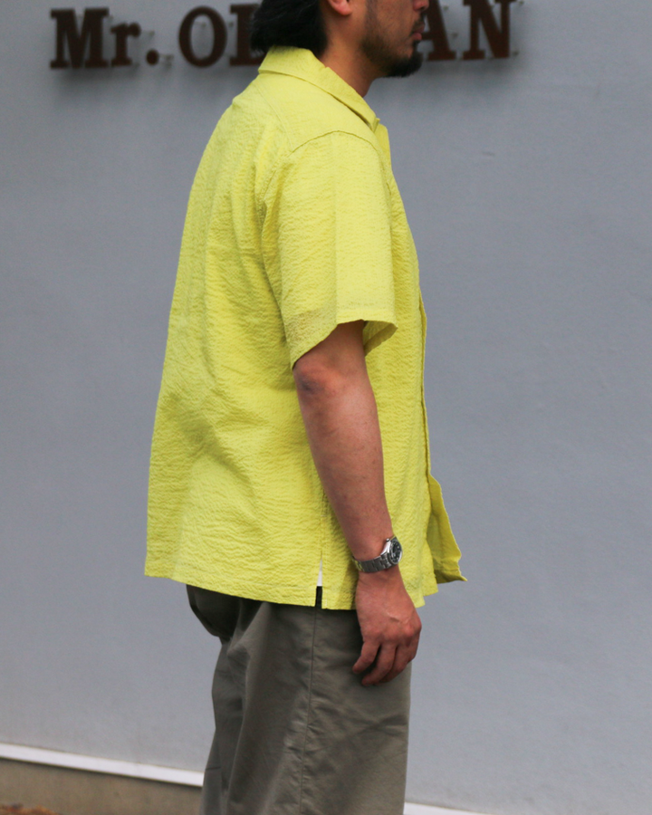 CORONA CS011S-26-02: Cotton Lawn Ripple / Yellow