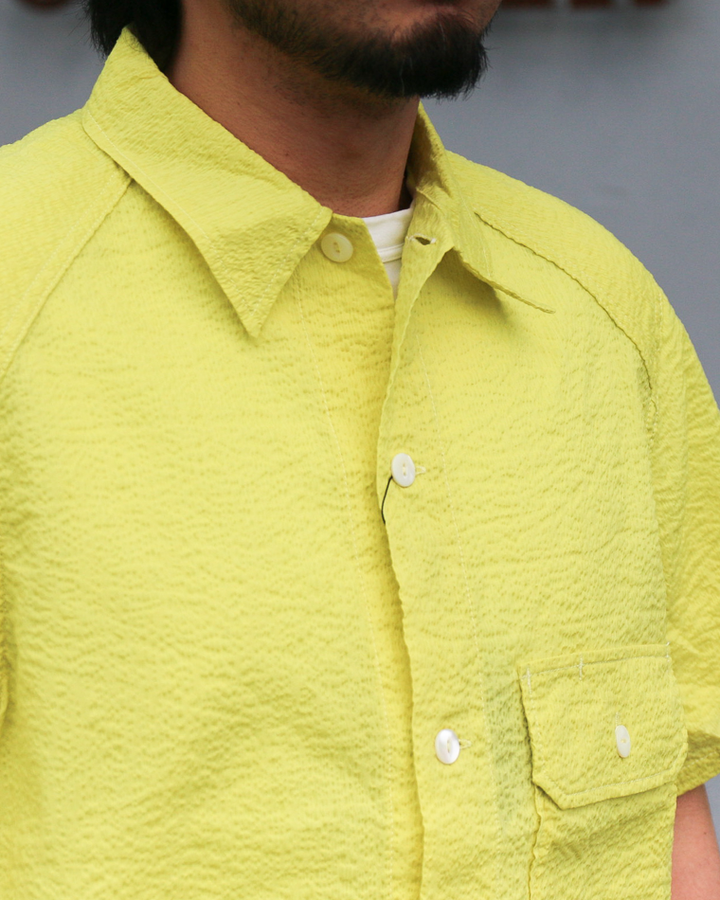 CORONA CS011S-26-02: Cotton Lawn Ripple / Yellow