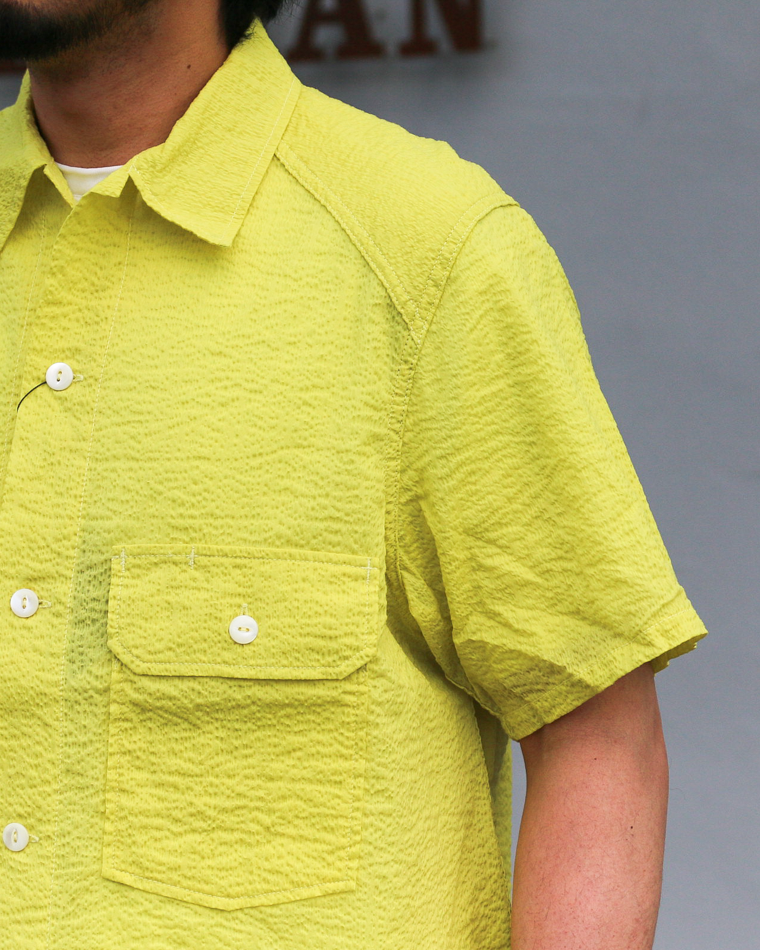 CORONA CS011S-26-02: Cotton Lawn Ripple / Yellow
