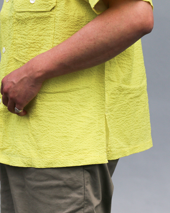 CORONA CS011S-26-02: Cotton Lawn Ripple / Yellow