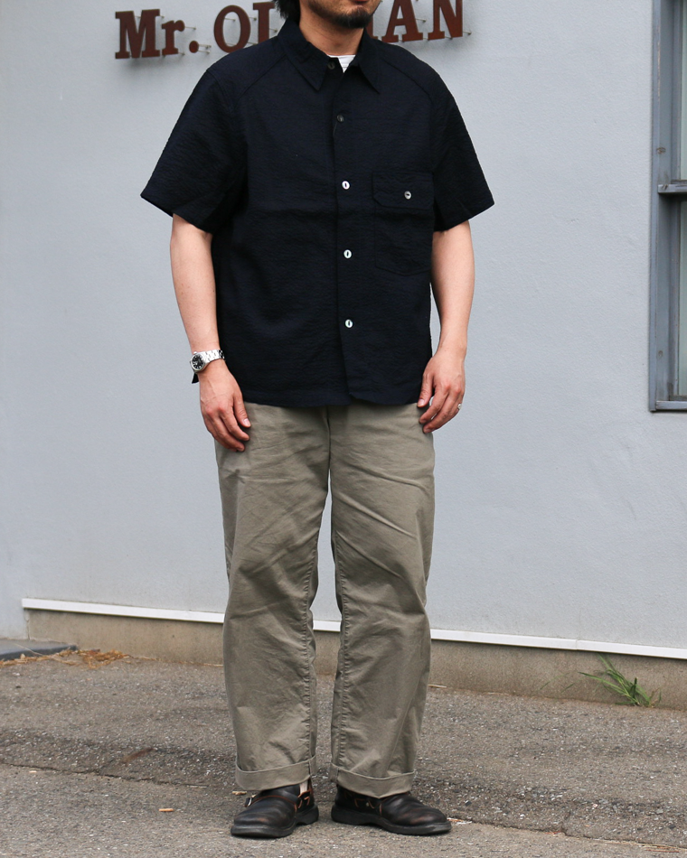 CORONA CS011S-26-03: Cotton Lawn Ripple / Navy