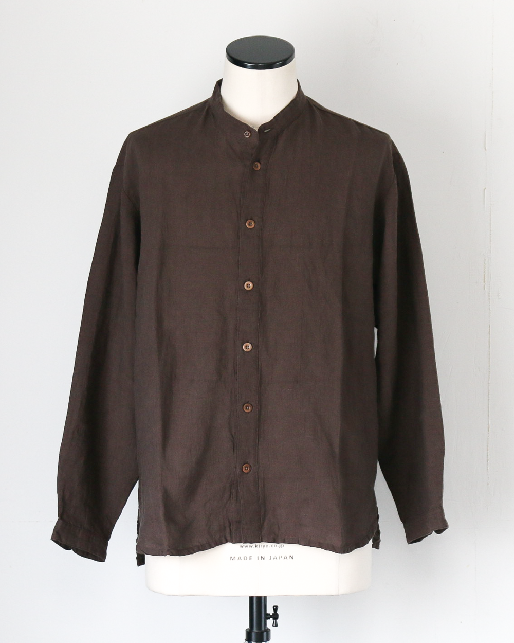 Nasngwam ナスングワム LIBERAL SHIRTS Charcoal