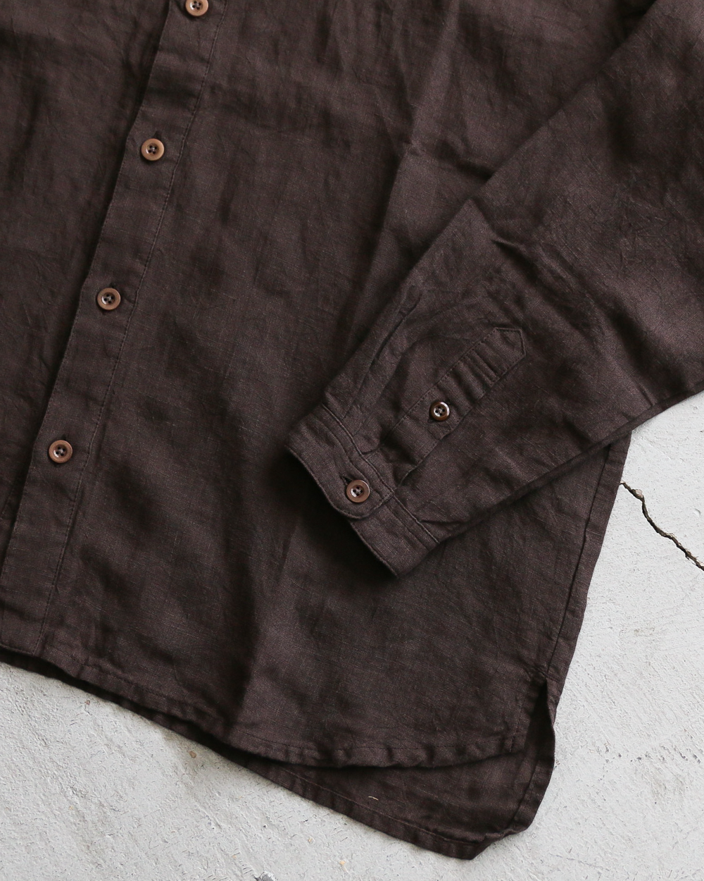 Nasngwam ナスングワム LIBERAL SHIRTS Charcoal