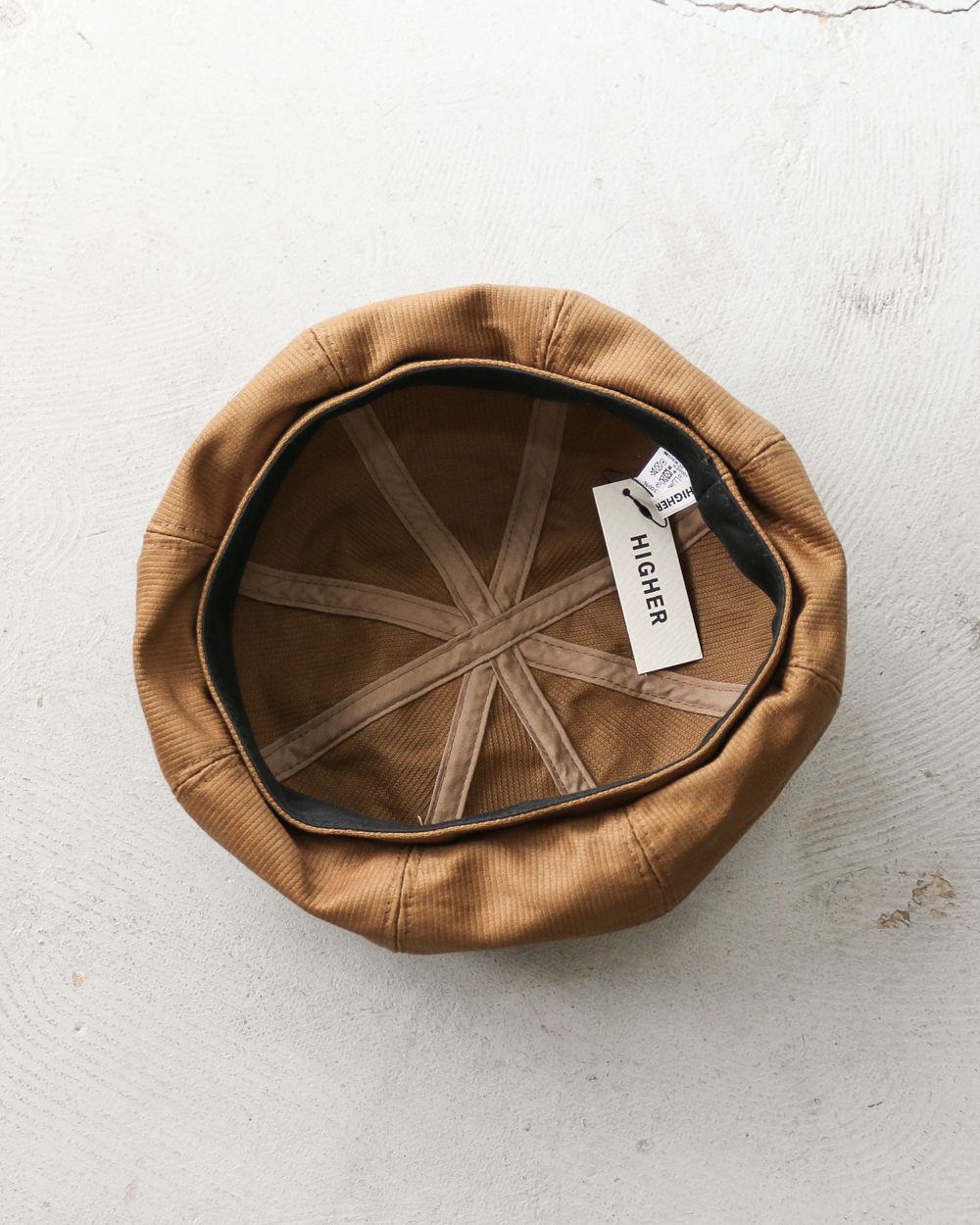 HIGHER ハイヤー HT26054 N-1 DECK PIQUE WIDE BERET