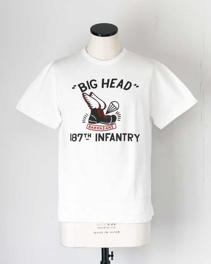 COLIMBO コリンボ ZV-0415 Norwalk Cotton Tee BIG HEAD White