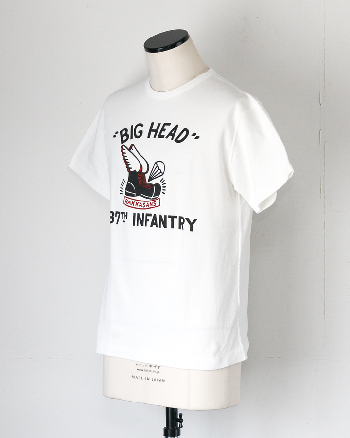 COLIMBO コリンボ ZV-0415 Norwalk Cotton Tee BIG HEAD White