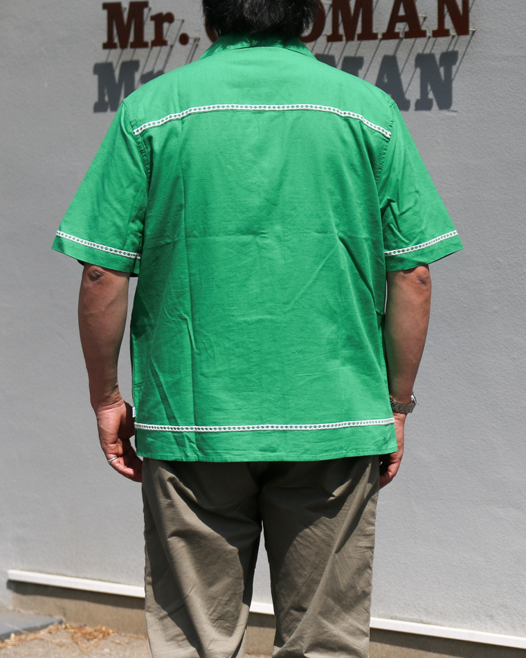 Wax London Border Applique Shirt Green