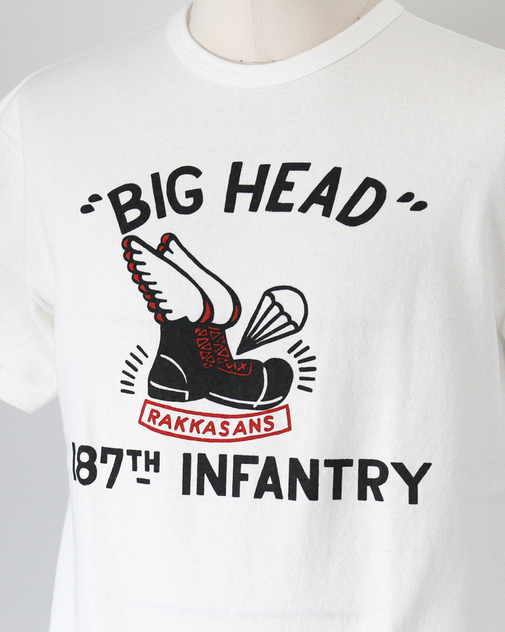 COLIMBO コリンボ ZV-0415 Norwalk Cotton Tee BIG HEAD White