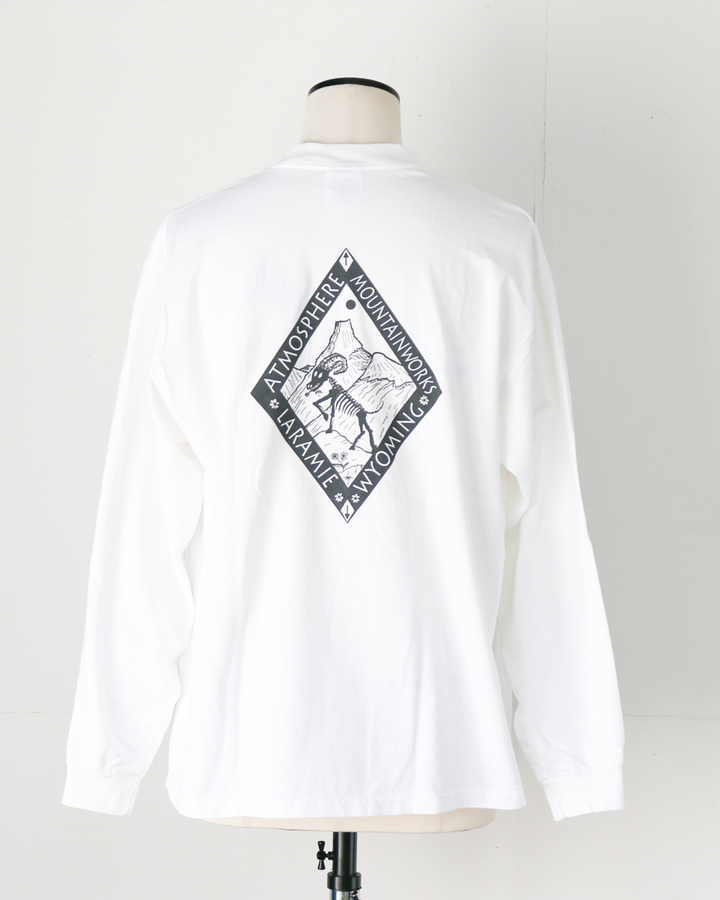 ATMOSPHERE MOUNTAIN WORKS アトモスフィアマウンテンワークス L/S Logo Tee
