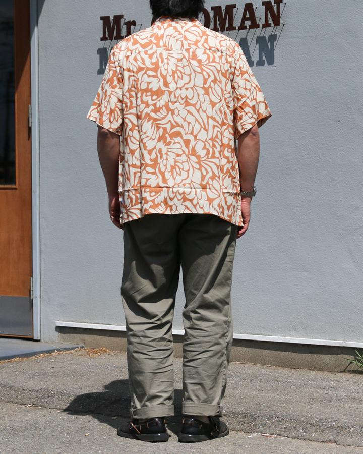 Wax London Two Tone Floral Shirt Beige