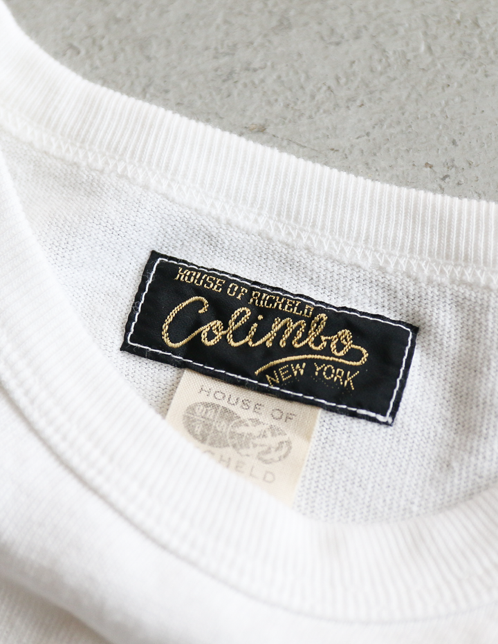 COLIMBO コリンボ ZV-0415 Norwalk Cotton Tee BIG HEAD White