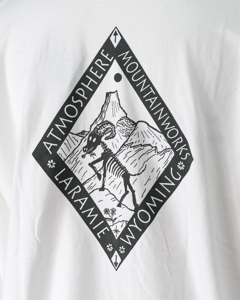 ATMOSPHERE MOUNTAIN WORKS アトモスフィアマウンテンワークス L/S Logo Tee