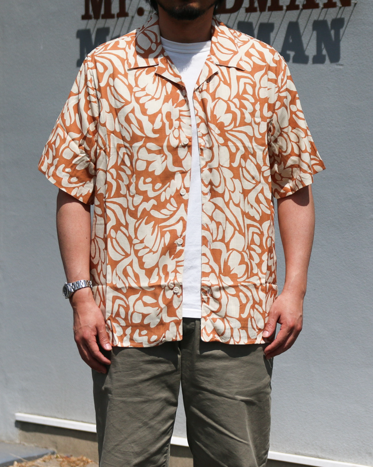 Wax London Two Tone Floral Shirt Beige
