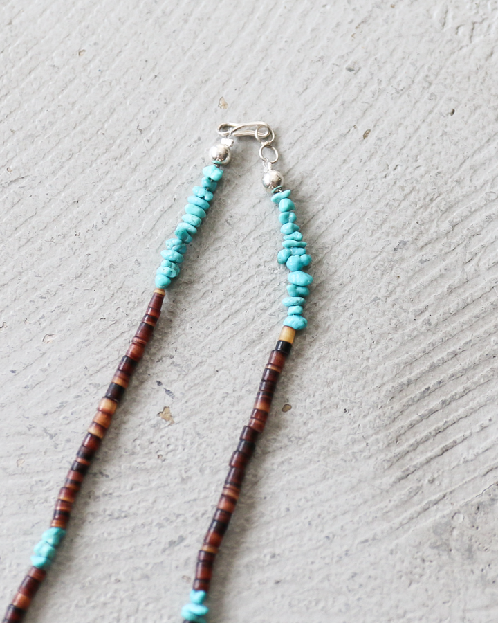 Santo Doming サントドミンゴ族 Heishi Beads Necklace