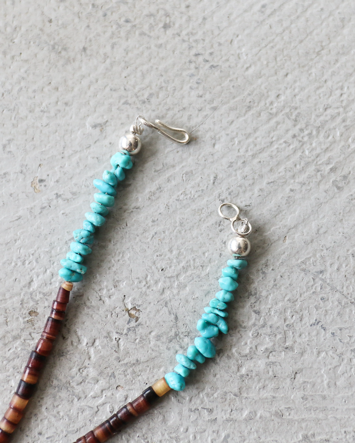 Santo Doming サントドミンゴ族 Heishi Beads Necklace