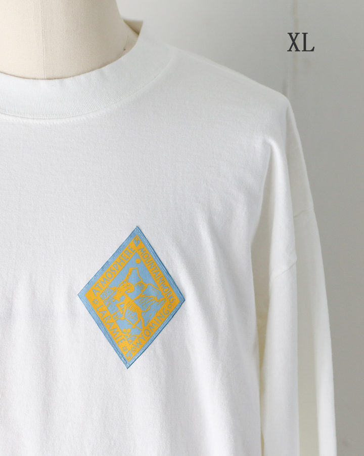 ATMOSPHERE MOUNTAIN WORKS アトモスフィアマウンテンワークス L/S Logo Tee